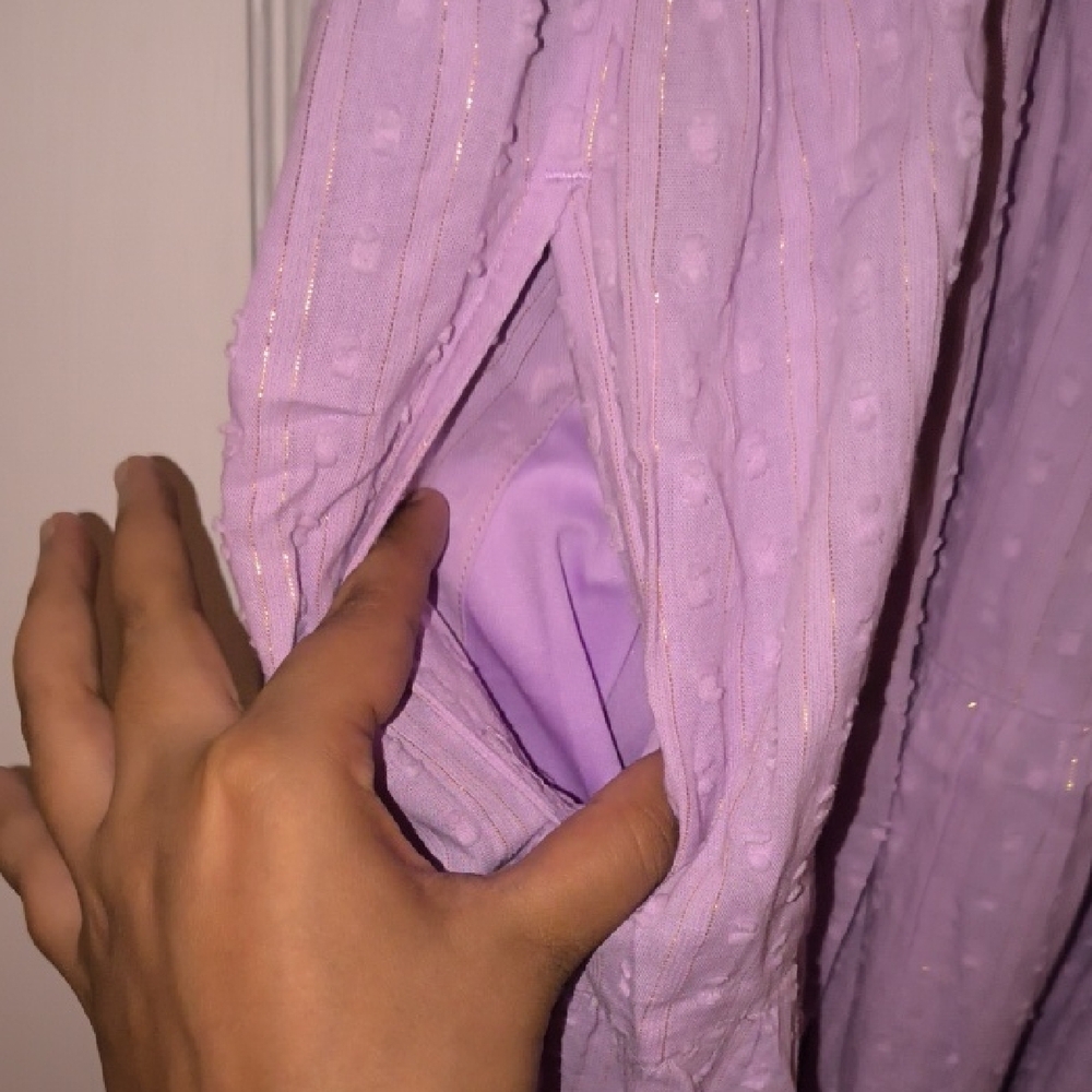 NWT Lane Bryant | Lavender Maxi Dress - Picture 6 of 8